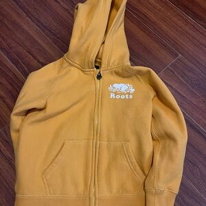 Roots Kids Golden Yellow Hoodie 5T